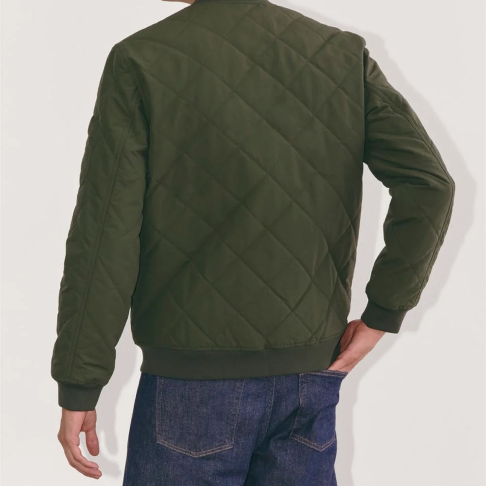 Men’s The Quilted Bomber Jacket Evereve - Picture 3 of 6